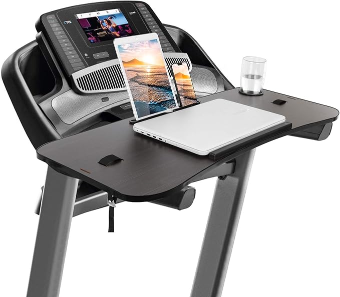 Treadmill Laptop Desk,NEXAN Universal Ergonomic Platform for Notebooks, Tablets, Laptops, Workstation for Treadmill Handlebars up to 35 inches with Cup Tablet Phone Holder…