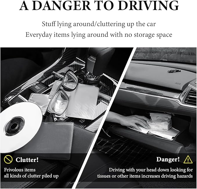 DXNQ Car Trash Can, Foldable Leather Hanging Trash Bag, Multi-Function Mini Storage Box Garbage Can for Car, Wine Red