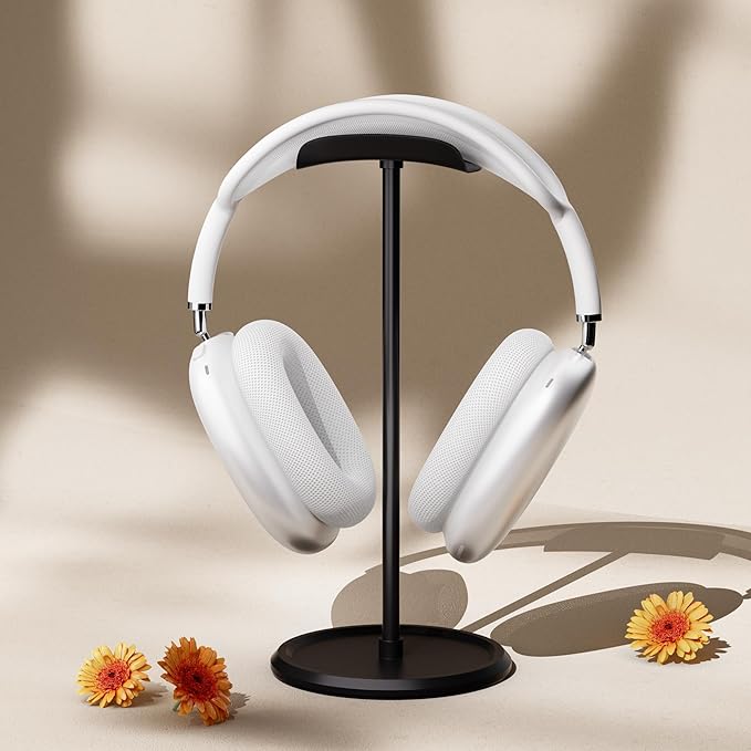 Headphone Stand??PACK??Headphone Holder with Storage Tray Compatible for Max Pro, Beats, Bose and Most Gaming Headphones. ?�No Tools Required??YO-2 (Black)