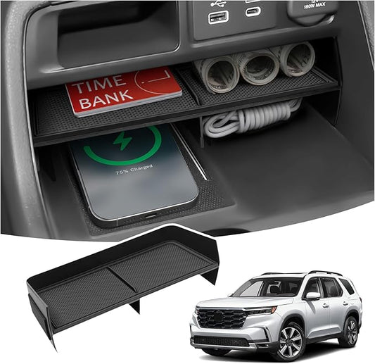 Divider Compartment Tray Compatible with Honda 2023-2025 2026 Pilot ＆ 2026 Passport Accessories Insert Center Console Organizer