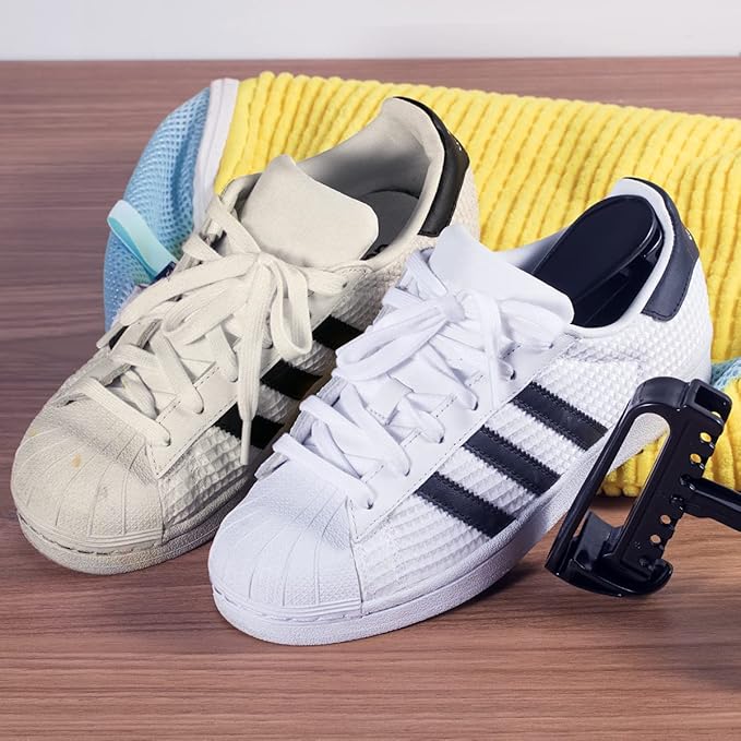 Shoes Laundry Bag Keep Shoes Clean, Shoe Wash Bag for Washing Machine, Durable Zipper Laundry Washing Bag, Sneaker Tennis Cleaner Kit Adjustable Shoe Trees - Home Dorm Travel Essentials