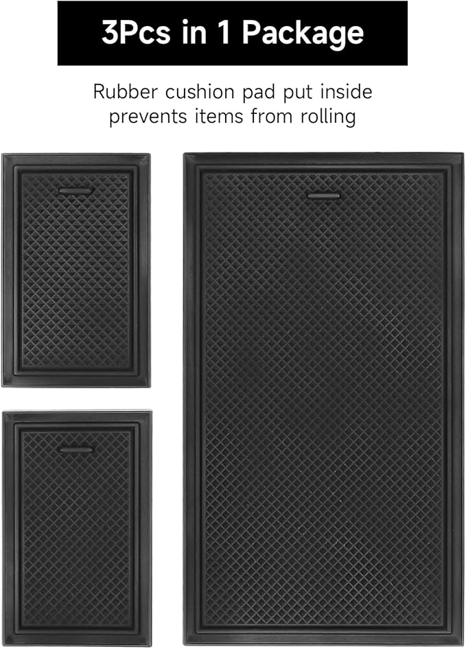 Center Console Organizer Tray Compatible with Lexus 2024 2025 2026 GX550 Premium/Luxury/Overtrail Accessories Armrest Storage Box ABS Console Insert Tray Container (Not Fit Cool Box)
