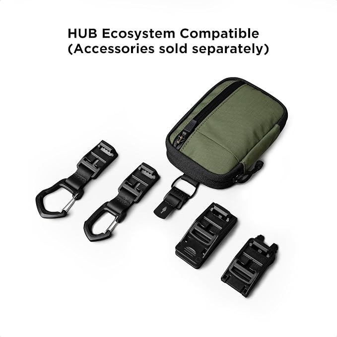ALPAKA HUB Pouch V2 EDC Organizer for Cables, Cards, Coins, RFID Blocking Small Tool Bag for Everyday Carry and Travel