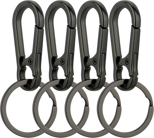Wikavanli Metal Keychains Keyring Key Chain Ring Clip Holder Organizer for Home Car Keys Key Finder Women Men