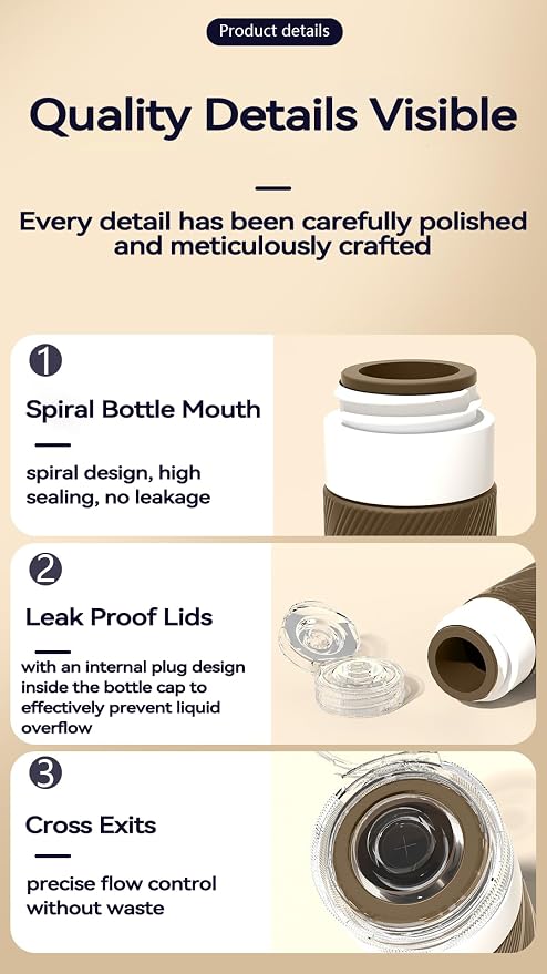 5 packs of toiletries travel bottles, TSA Approval silicone travel containers, leak proof refillable shampoo and conditioner are essential for travel, fitness, business trips, office use(coffee)