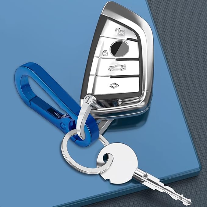 Zinc Alloy Key Chain 3 Packs Keychain Keyring Organizer Key Ring Holder Clip for Men and Women