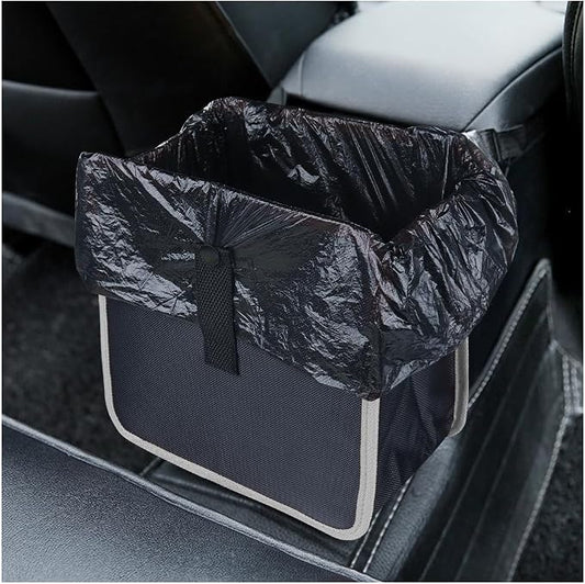 carleef Hanging Car Trash Can,Foldable & Leak-Proof Car Trash Bin with 7L Large Capacity for Keeping Tidy,Multipurpose Universal Cars Garbage Can as Cars Organizer and Storage