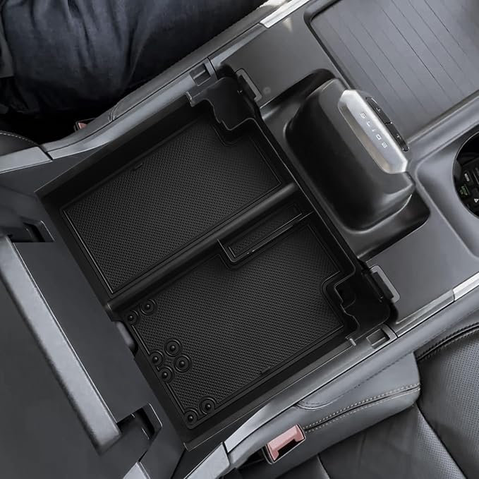 2025 2026 Ford Expedition Center Console Tray Armrest Tray Organizer for Expedition Accessories (Active/Platinum/Tremor/King Ranch) Middle Console Storage Center Console Insert Tray Arm Rest Organizer