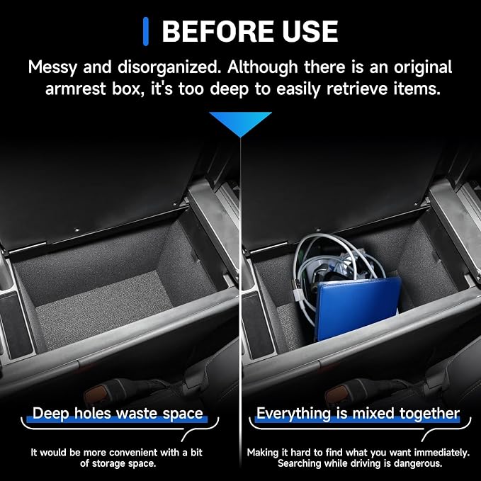 SXCY [Double-Layer for 2022-2025 2026 Lexus NX250 Center Console Organizer 2024 2025 2026 NX250 NX Hybrid Accessories [Soft Silicone] Center Console Tray Middle Console Organizer