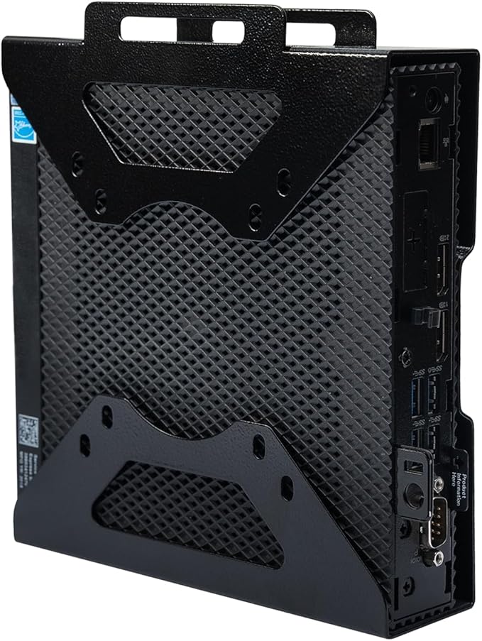 Shinar Metal Holder Compatible with Dell Mini PC Mount Mounting Bracket Form Factor Housing VESA Mount Adapter Underdesk and Wall Mount Suitable for MFF3040,3046,3050,3070,3080,5050,5060