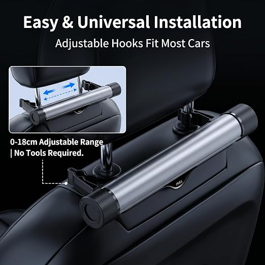 Rolling Dispenser Car Trash Can - Aluminum Alloy Rotary Storage, Magnetic Hanging Waterproof Garbage Bag,Auto Accessories for Travel