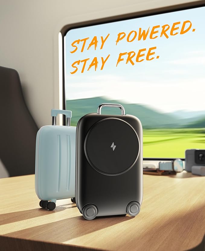 2025 Traveling Fast Wireless Charging Station for Apple Devices, Magnetic 3 in 1 MagSafe Charger Stand for iPhone 17 16 15 14 13 12 Pro Max Plus Air, Apple Watch&Air pods Pro-Sweet Gifts, BK