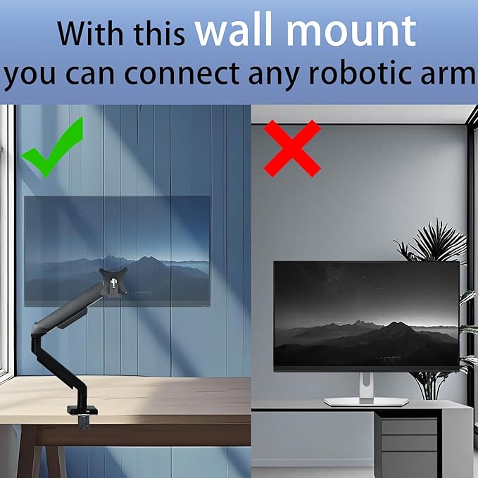 VESA Mount Adapter Compatible with Dell vesa Adapter for S2218H, S2318, S2319, S2419,S2718,S2719,SE2 Series and More Monitors