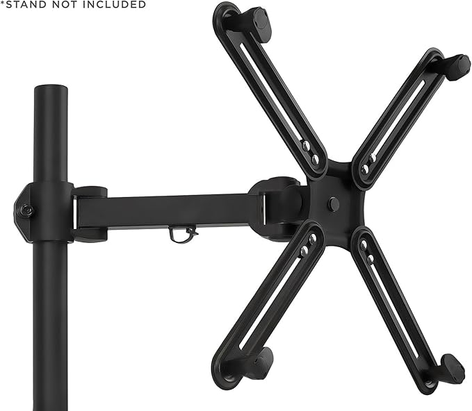 Mount-It! Non-VESA Monitor Mount Adapter Kit ??Universal VESA Mount Adapter for 13??7 Inch LCD LED Screens, Converts to 75x75 & 100x100, Heavy Duty Steel Bracket for Desk