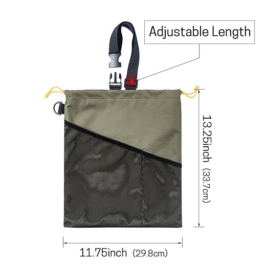 GNEGNI 2PCS Car Garbage Can, Hanging Car Trash Bag with Waterproof Leakproof Lining