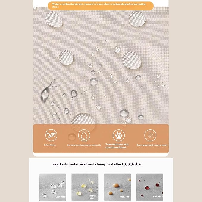 Twill Fabric Organiser with Handle Portable Laundry Bag for Underwear Socks Travel Essential Breathable Travel Underwear Organiser