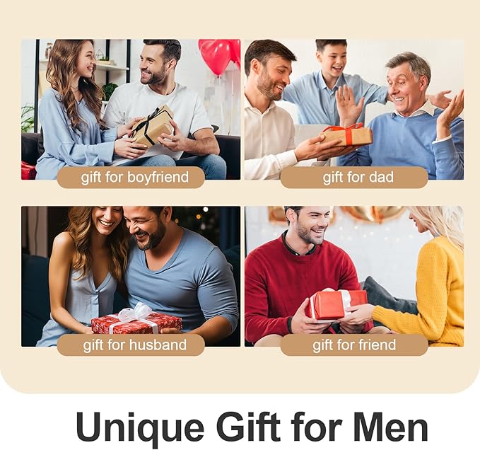 PU Leather Valet Tray for Men Women Key Holder Bowl for Entryway Table Bedside Nightstand Desk Tray for Wallet, Keys Men's Gift - Small, 7.1" D x 7.1" W x 2" H