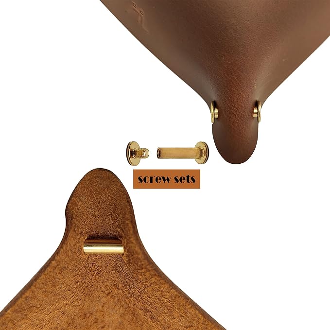 Leather Valet Tray Entryway Catchcall Tray Nightstand Organizer Storage for Wallets Watches Keys Holder Dish Bowl Coins Office Desk Accessory (Cinnamon-Crazy Horse Leather).