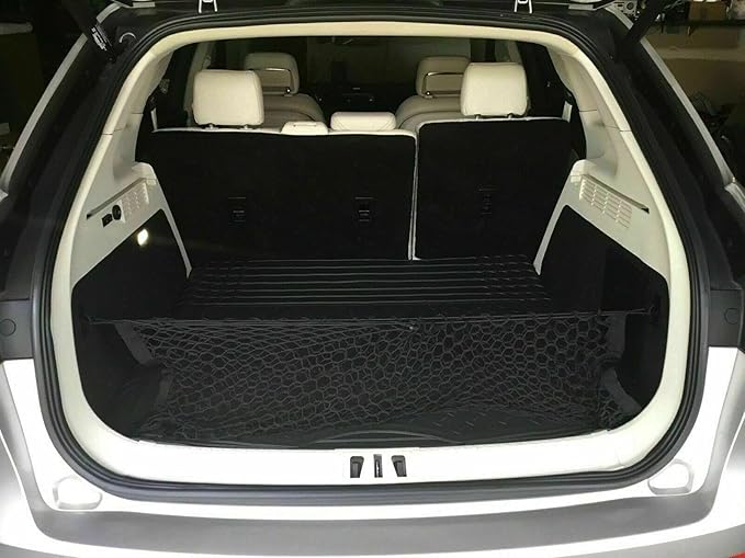 Rear Trunk Organizer Cargo Net for Ford Edge 2009-2024 / Lincoln MKX 2009-2018 – Envelope Style Cargo Net for SUV – Premium Mesh Elastic Car Trunk Organizer – Compatible with Edge MKX