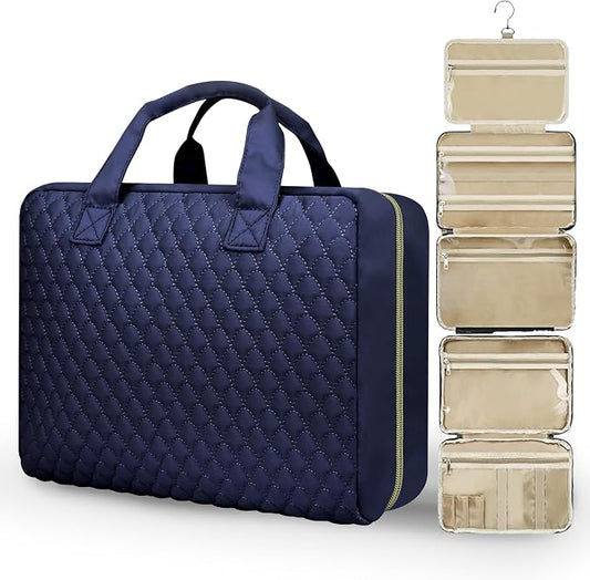Detachable Travel Toiletry Bag for Women - Large Toiletry Bags for Traveling Women - Hanging Makeup Cosmetic Bag, Organizer for Travel Accessories Cruise Essential - Travel Size Toiletries