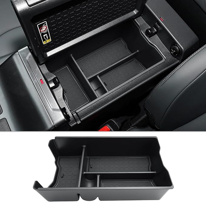 CDEFG for 2026 RAV4 Center Console Organizer Tray for 2026 Toyota RAV4 (LE/XSE/SE/XLE Premium/Woodland/XSE/Limited) Accessories Middle Console Armrest Storage Box