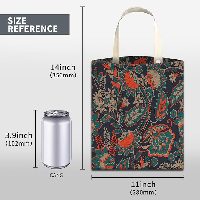 Car Trash Can, Cute Car Trash Bag, Hanging Car Organizer and Storage Bag, Trash Bin for Car Accessories, Vehicle, Travelling, Camping Luxury Paisley Flowers