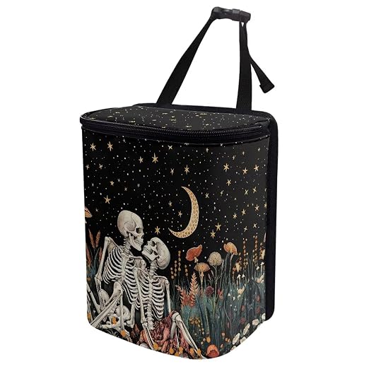 Butterfly Daisy Print Car Trash Can with Lid Cars Trash Bag Bin Hanging Waterproof Garbage Cans Leak Proof Vehicle Trash Can Multipurpose Storage Container for Back Seat