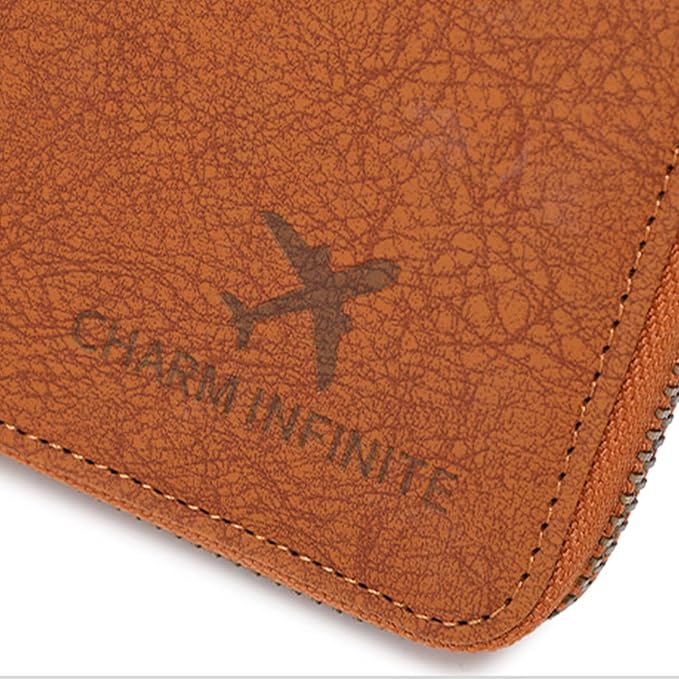 Passports Holder Travel Wallet with Rfids Blocking Document Organizers Case Holds Passports, Cards, Tickets, Cash Women Men Trav