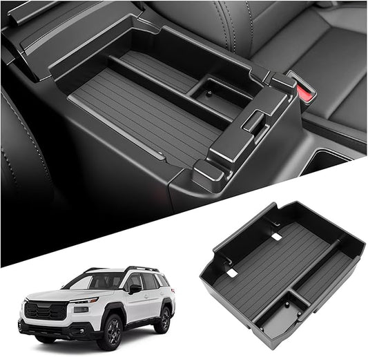 SKTU for 2026 Subaru Outback Center Console Organizer 2026+ Outback (Premium/Limited/Touring/Wilderness/Limited XT/Touring XT) Console Tray Subaru Outback 2026 Accessories ABS Insert Console Tray
