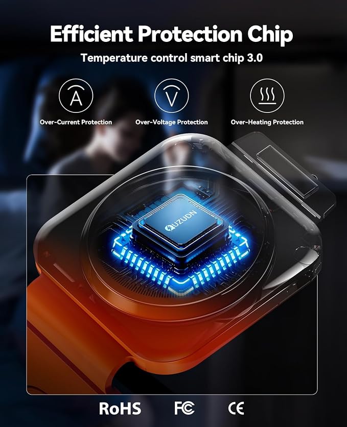 3 in 1 Charging Station for Apple Multiple Devices, Foldable Magnetic Fast Wireless Charger Dock, Travel Charging Pad for iPhone 17 16 15 14 13 12 Pro Max Plus Apple Watch Series & AirPods Orange