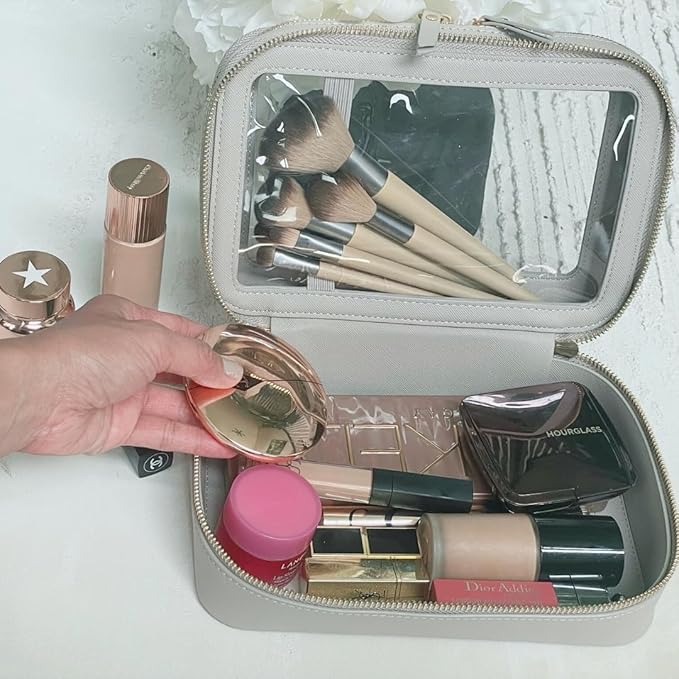 JAZD Women's Clear Cosmetic Bag
