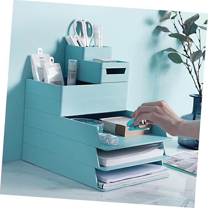 Desk Accessories Storage Case Capacity Drawer Storage Box Desk Organizers and Accessories Office Organization
