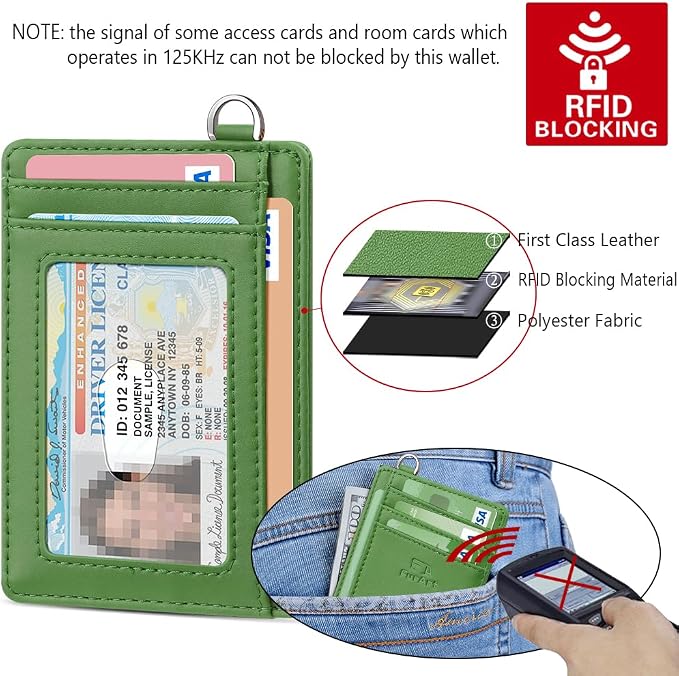 FurArt Slim Minimalist Wallet, Front Pocket Wallets, RFID Blocking, Credit Card Holder for Men