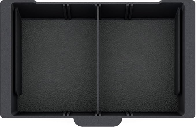 TWRAPS Slidable Armrest Organizer for Rivian R1T & Rivian R1S, Moving Tray Storage Box Insert, Made for the Center Console Area Under the Armrest, R1 Accessory R1 2021-2026