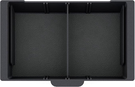 TWRAPS Slidable Armrest Organizer for Rivian R1T & Rivian R1S, Moving Tray Storage Box Insert, Made for the Center Console Area Under the Armrest, R1 Accessory R1 2021-2026