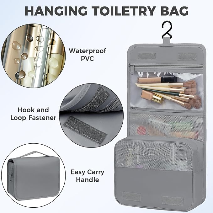 BAGAIL 9 Set Packing Cubes with Packing List Luggage Packing Organizers for Travel Accessories