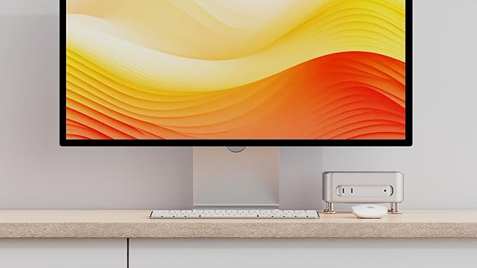 JOKItech Sleek Mini-Mate Stand Compatible with Apple M4 Mac mini (JK-M4A15S)