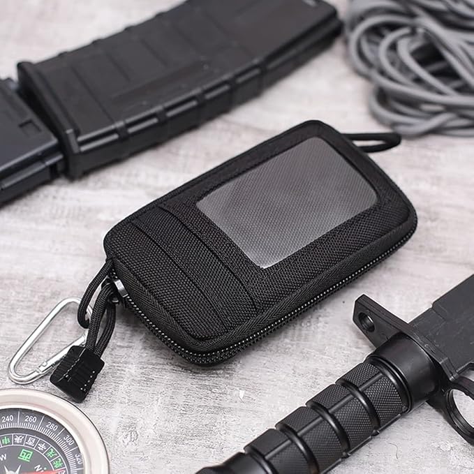 Tactical EDC Pouch, Pocket Organizer, ID Holder, Credit Card Holder for Men