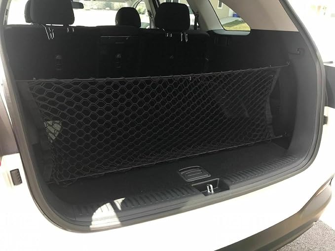 Trunk Organizer Cargo Net for KIA Sorento 2014-2026 – Envelope Style Cargo Net for SUV – Premium Mesh Elastic Car Trunk Organizer Vehicle Carrier Storage – Compatible with Sorento