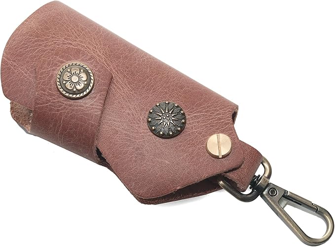 Handmade Leather Key Chain Holder, Leather key case for key storage Car Key Holder Home Door Key Bag
