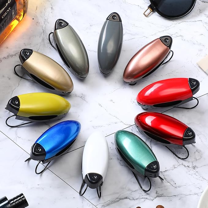 Frienda 10 Pieces Auto Car Vehicle Sun Visor Clip Holder for Sunglasses Glasses Holder Hanger Eyeglasses Mount Ticket Card Clip Car Accessories(Assorted Color)