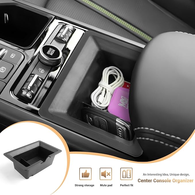 YEE PIN 2025 K5 Center Console Organizer for 2025 2026 Kia K5 Center Console Tray Middle Console Storage Insert Tray Arm Rest Organizer for Kia K5 Accessories