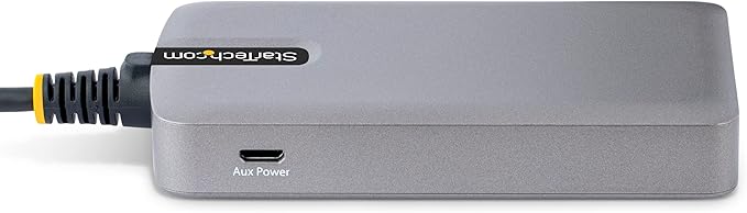 StarTech.com 4-Port USB-C Hub - 5Gbps - Bus Powered - USB C to 4x USB-A Hub w/ Optional Auxiliary Power Input - Portable Desktop/Laptop USB Hub - 1ft (30cm) Cable - USB Expansion Hub (5G4AB-USB-C-HUB)