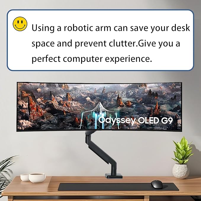 OLED Odyssey G9 Mount Compatible with Samsung OLED Odyssey G9 49'' Monitor(Fits LS49CG954SNXZA,LS49CG932SNXZA,LS49DG934SNXGO,LS49DG956SNXGO)