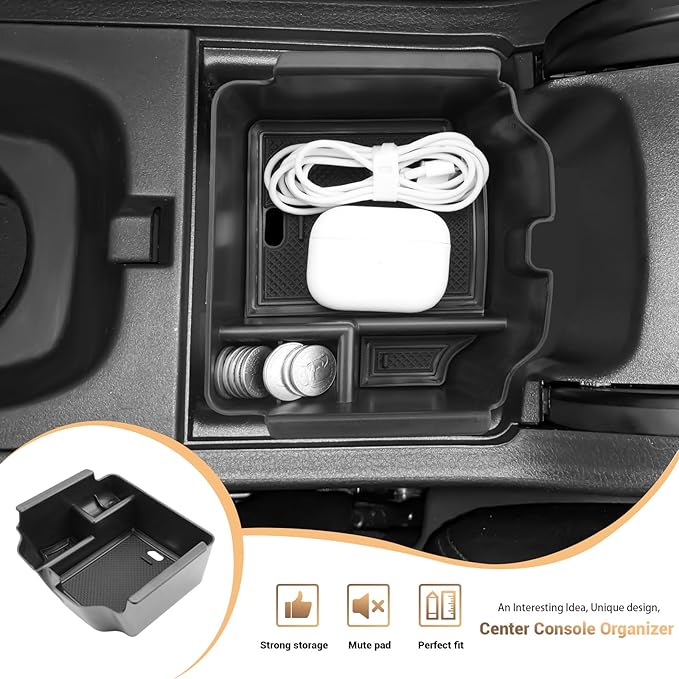 YEE PIN Integra Tray Black for 2023 2024 2025 2026 Acura Integra Center Console Organizer Console Storage Insert Integra Type S Tray Integra Arm Rest Organizer for Acura Integra Accessories 2025