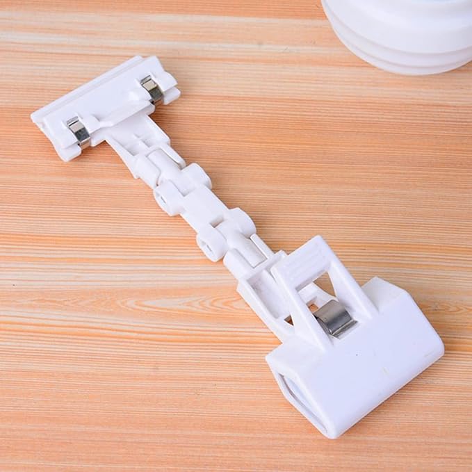 Paper Holder for Typing,Clip Copy Holder for Computer Monitor,Document Desk Clamp, Pack of 2 (White)