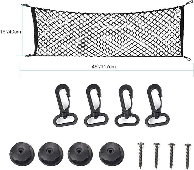 Cargo Net for SUV - Car Trunk Net Stretchable Truck Bed Cargo Net Trunk Organizer for Car