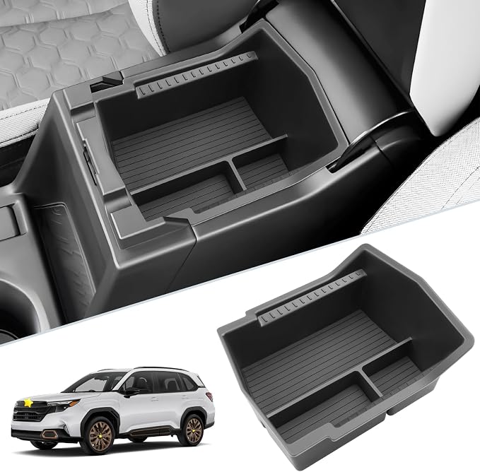 SKTU for 2025 2026 Subaru Forester Accessories Center Console Organizer for 2025 2026 Subaru Forester (Base/Premium/Sport/Limited/Touring) Console Tray 2025 2026 Forester ABS Middle Console Organizer
