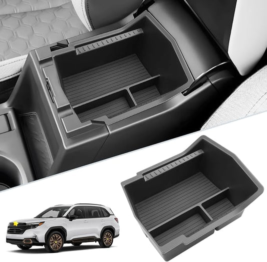 SKTU for 2025 2026 Subaru Forester Accessories Center Console Organizer for 2025 2026 Subaru Forester (Base/Premium/Sport/Limited/Touring) Console Tray 2025 2026 Forester ABS Middle Console Organizer