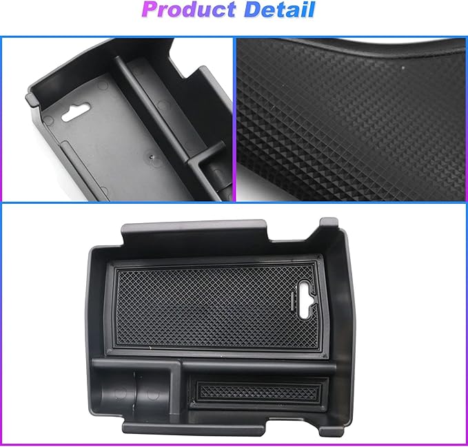SXCY Fit 2023 2024 2025 2026 Jeep Compass/Dodge Hornet Center Console Organizer for Jeep Compass 2022-2025 2026 Accessories Armrest Console Insert Box 2025 2026 Compass Hornet ABS Storage Black